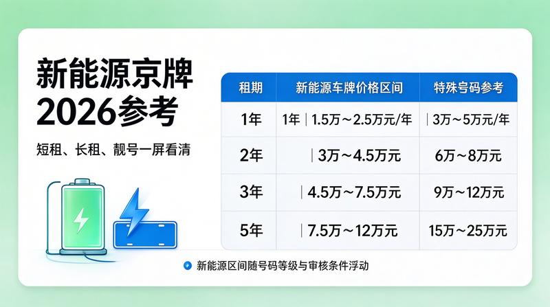 2026年京牌政策展望